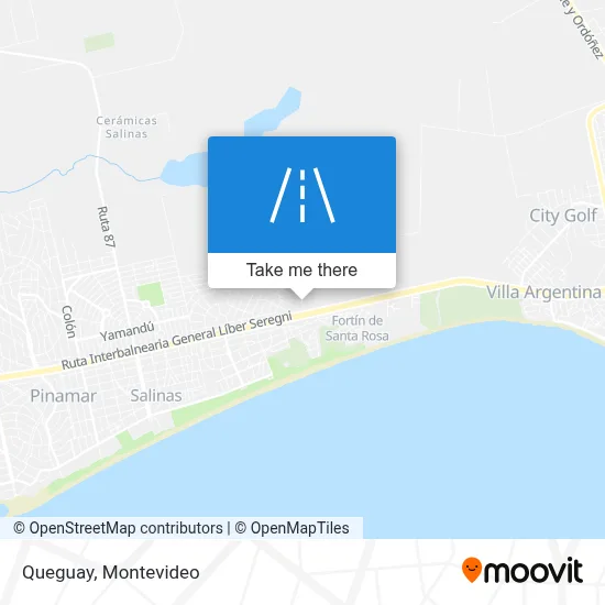 Queguay map