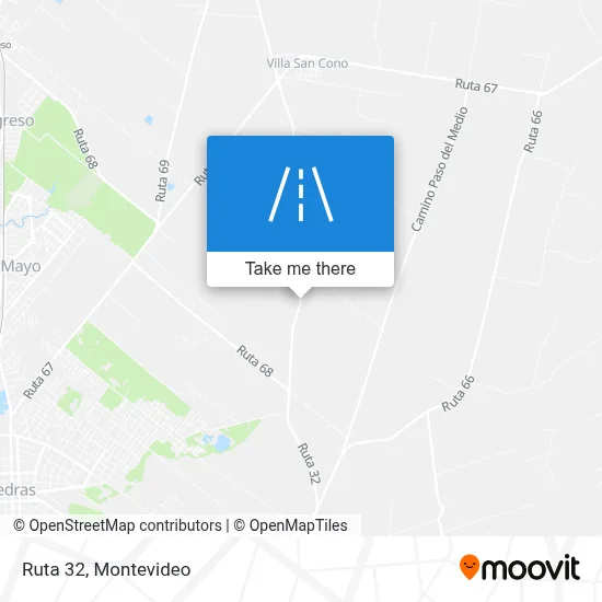 Ruta 32 map