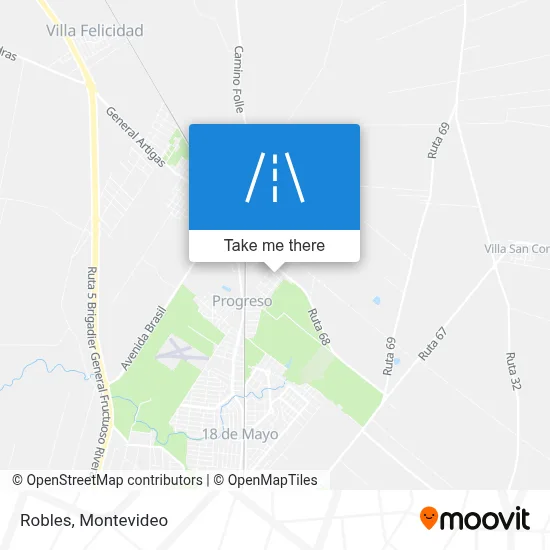 Robles map