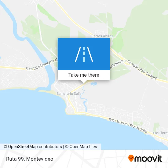Ruta 99 map