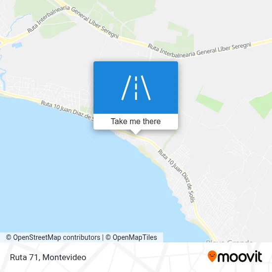 Ruta 71 map