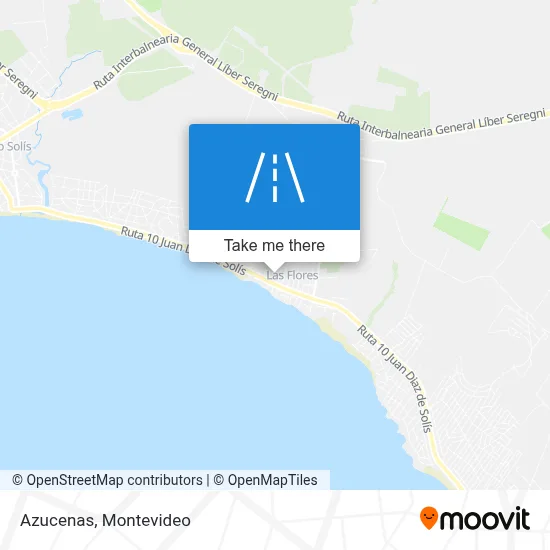 Azucenas map