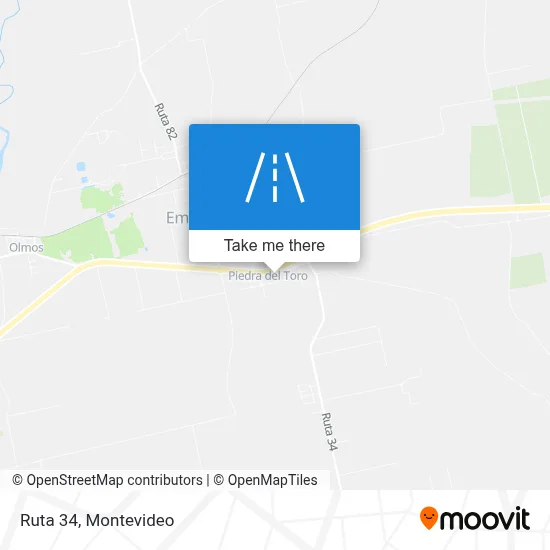 Ruta 34 map