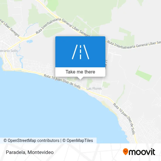 Paradela map