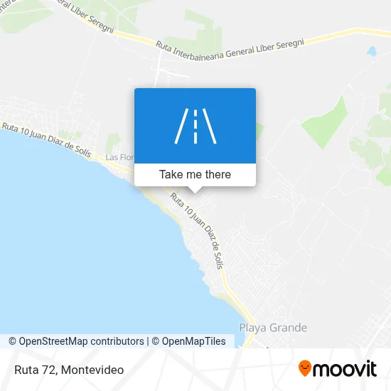 Ruta 72 map