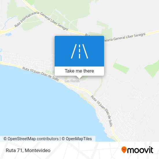Ruta 71 map