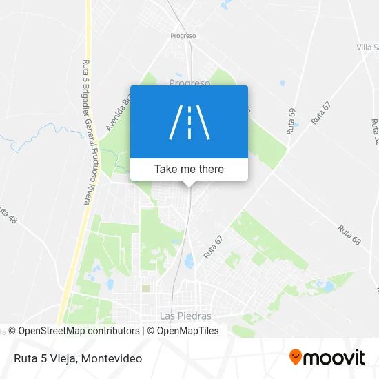 Ruta 5 Vieja map