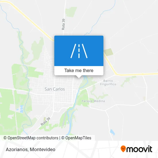 Azorianos map