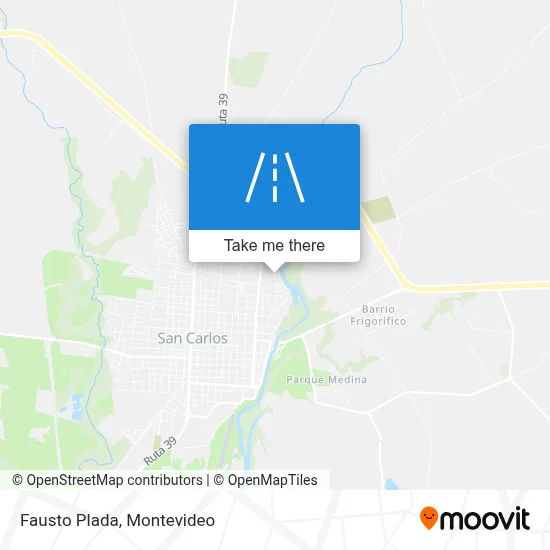 Fausto Plada map