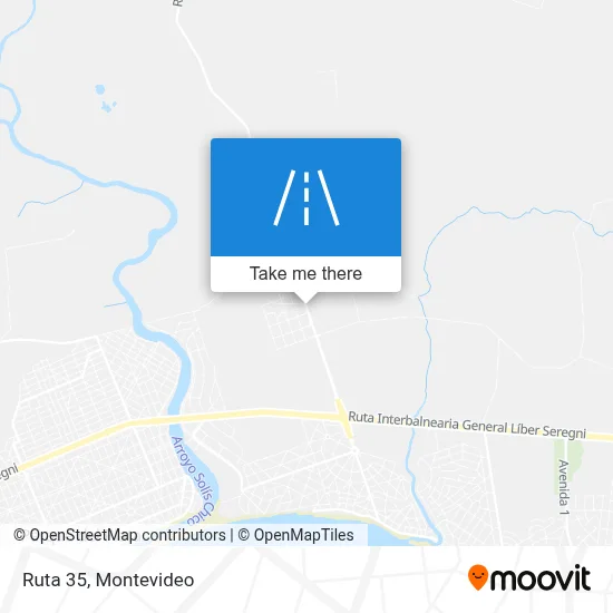 Ruta 35 map