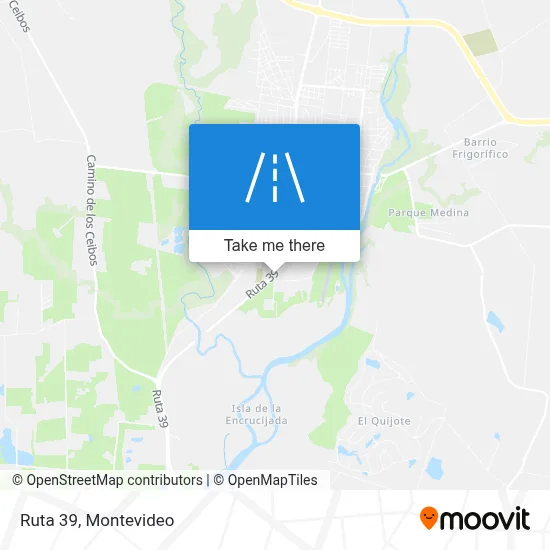 Ruta 39 map