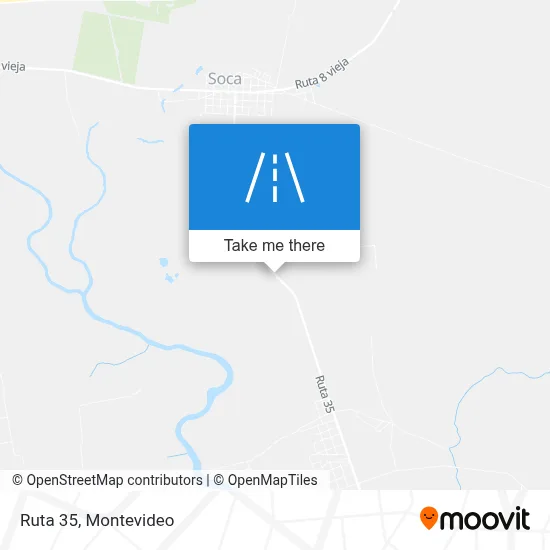 Ruta 35 map