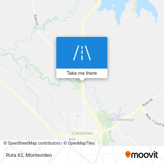 Ruta 62 map