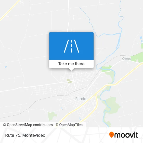 Ruta 75 map