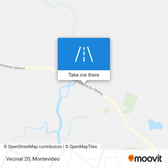 Vecinal 20 map