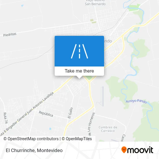 El Churrinche map