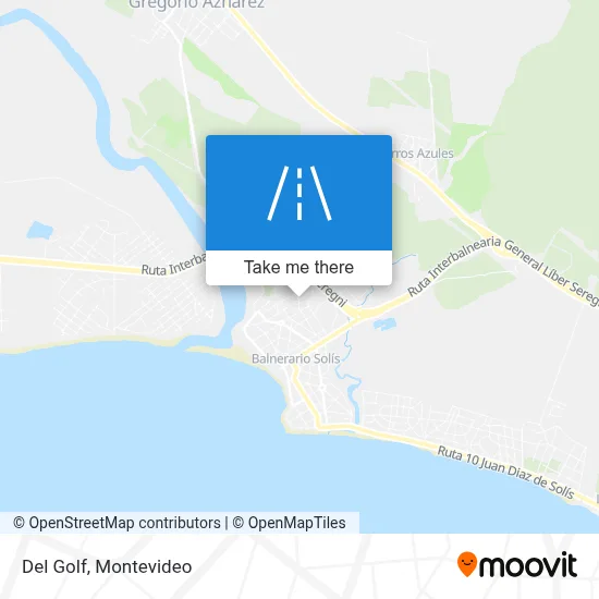 Del Golf map