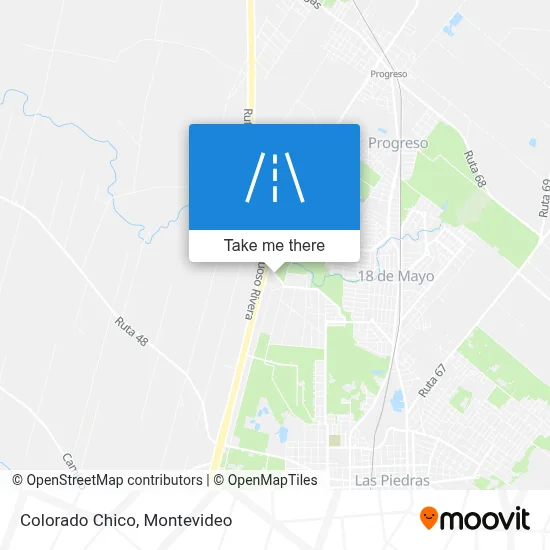 Colorado Chico map