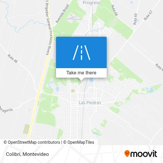 Colibrí map