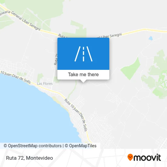 Ruta 72 map
