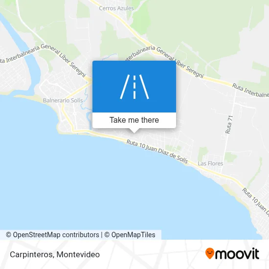Carpinteros map