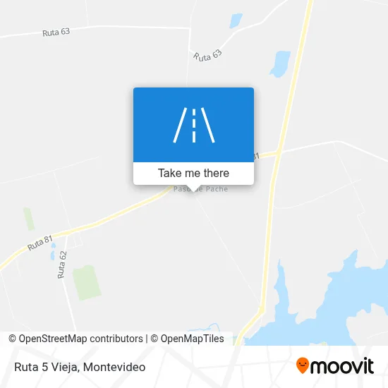 Ruta 5 Vieja map