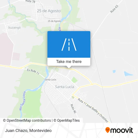 Juan Chazo map