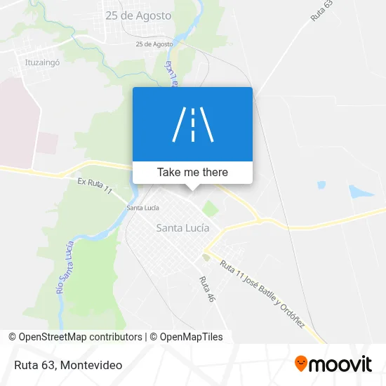 Ruta 63 map
