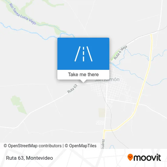 Ruta 63 map