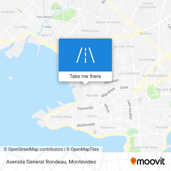 Avenida General Rondeau map