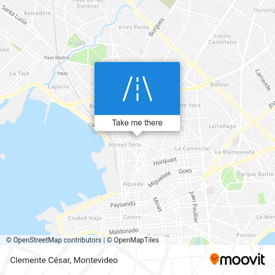 Clemente César map