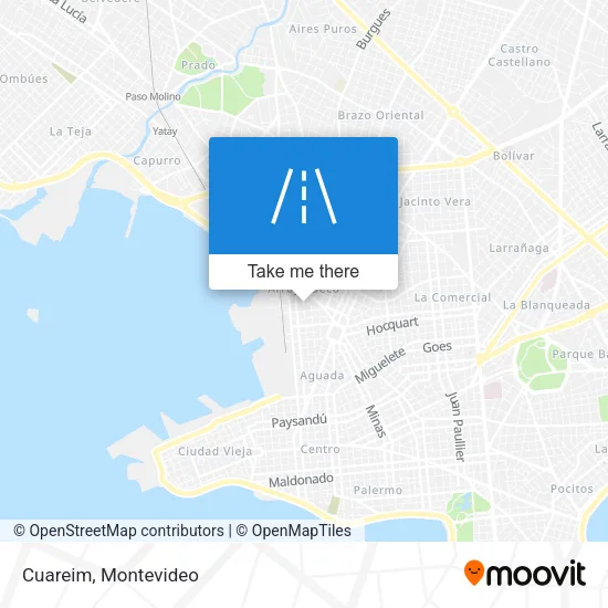 Cuareim map