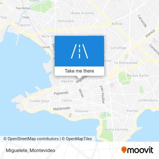 Miguelete map