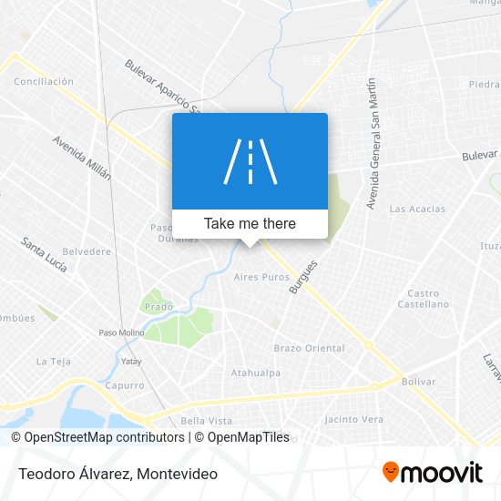 Mapa de Teodoro Álvarez