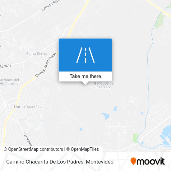 Camino Chacarita De Los Padres map