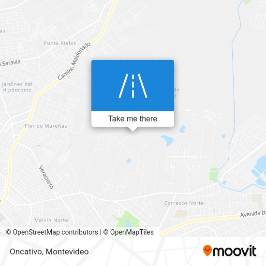 Mapa de Oncativo