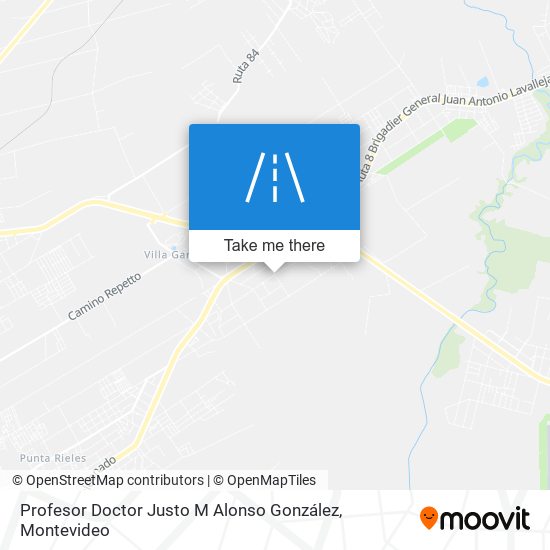 Mapa de Profesor Doctor Justo M Alonso González