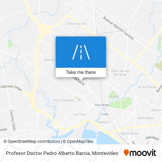 Profesor Doctor Pedro Alberto Barcia map