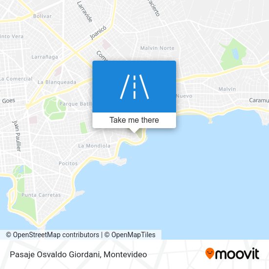 Mapa de Pasaje Osvaldo Giordani