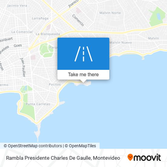 Mapa de Rambla Presidente Charles De Gaulle