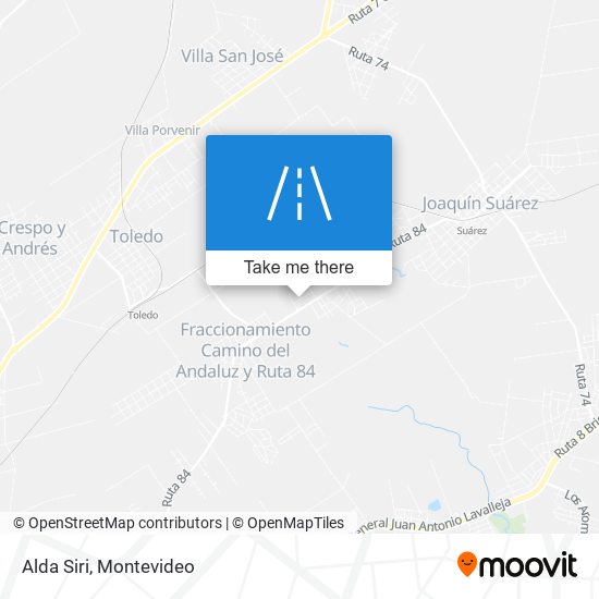 Alda Siri map