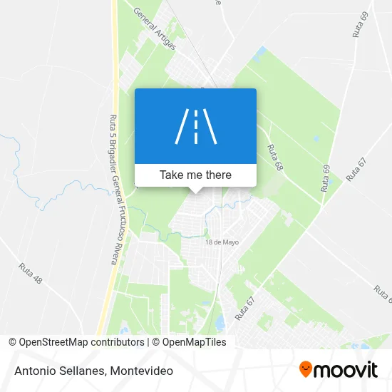 Antonio Sellanes map