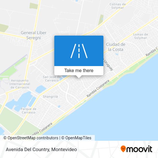 Mapa de Avenida Del Country