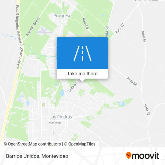 Barrios Unidos map