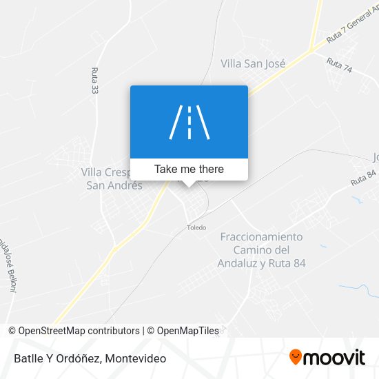 Batlle Y Ordóñez map