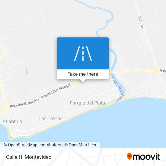 Calle H map
