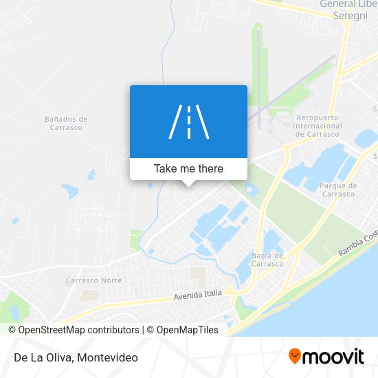 Mapa de De La Oliva