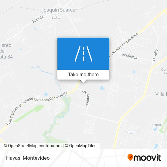 Hayas map