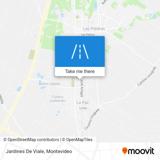 Jardines De Viale map