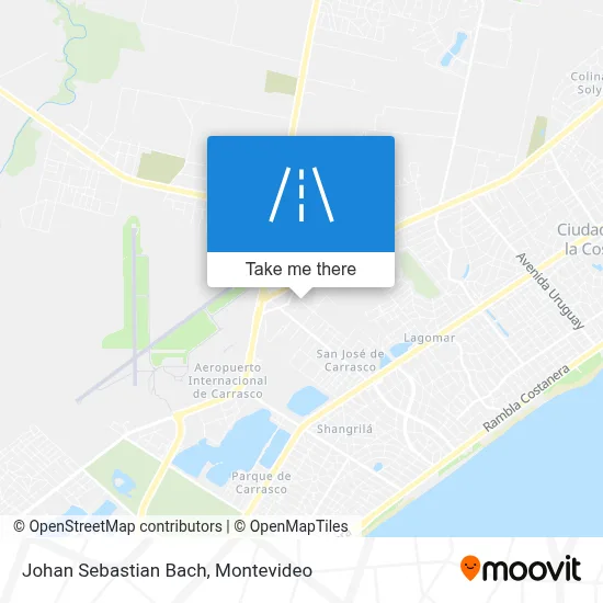 Johan Sebastian Bach map